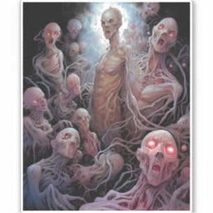 Nest Of Undead Zombies Horror Art