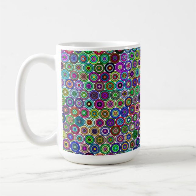 Nested Circles 15oz Mug (Left)