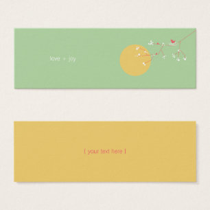 Nesting Bird Family Baby Shower DIY Favour Gift Ta