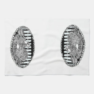 Nesting Box Hen Tea Towel