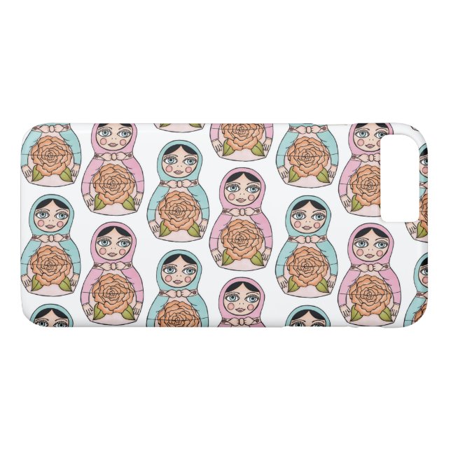 Nesting Doll Apple iPhone 8 Plus Cover Protector (Back (Horizontal))