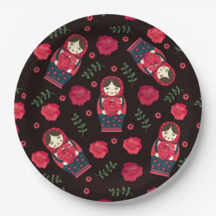 Nesting Doll Paper Plate