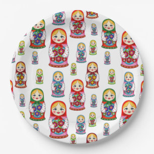 Nesting Doll Paper Plate