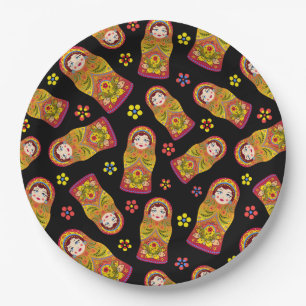 Nesting Doll Paper Plate