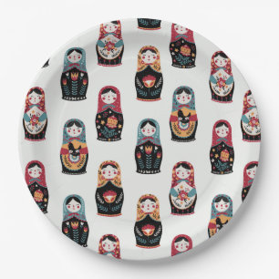 Nesting Doll Paper Plate