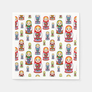 Nesting Dolls Napkin