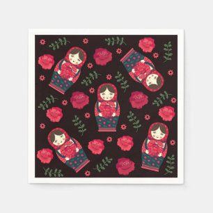 Nesting Dolls Napkin