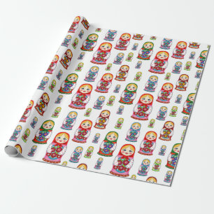 Nesting Dolls Wrapping Paper