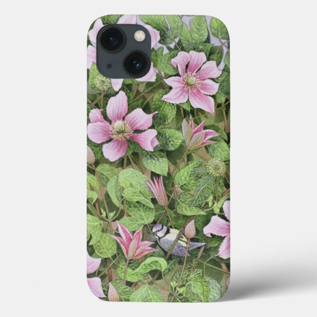 Nesting in Clematis Case-Mate iPhone Case (Back)
