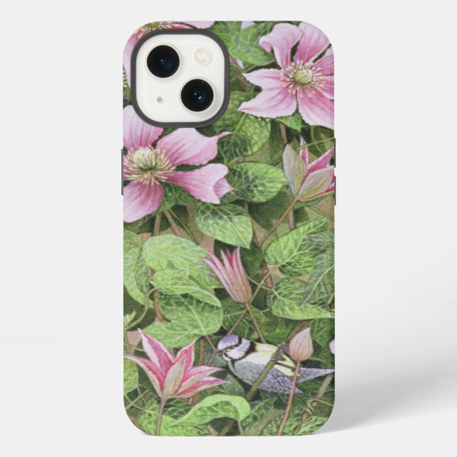 Nesting in Clematis iPhone Case (Back)