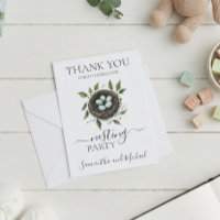 Nesting Party Baby Shower Bird nest