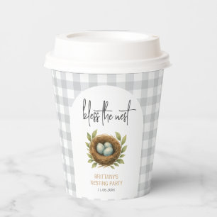 Nesting Party Bless the Nest Baby Shower Paper Cups