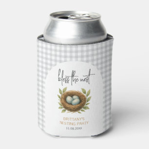 Nesting Party Bless the Nest Neutral Baby Shower Can Cooler