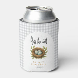 Nesting Party Bless the Nest Neutral Baby Shower Can Cooler