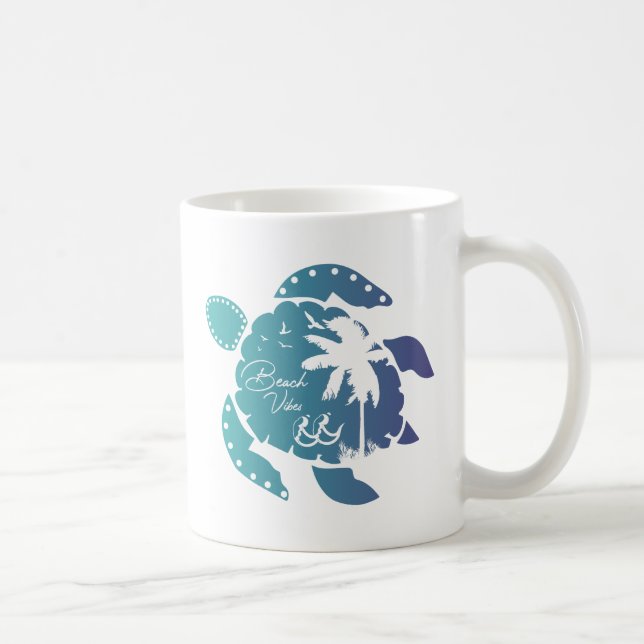 Nesting Sea Turtles Coffee Mug (Right)