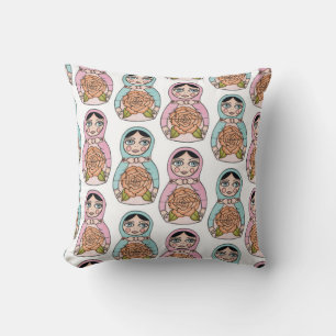 Nesting Stacking Doll matryoshka Pillow Cushion