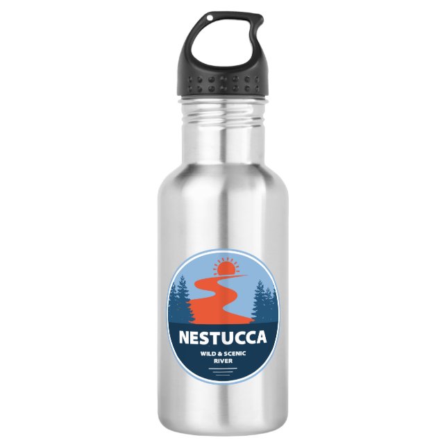 Nestucca Wild And Scenic River 532 Ml Water Bottle (Front)