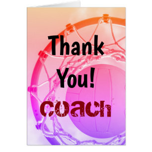 Net And Ball Thank You Coach