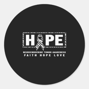 Net Cancer Shirt - Hope Net Neuroendocrine Tumour Classic Round Sticker