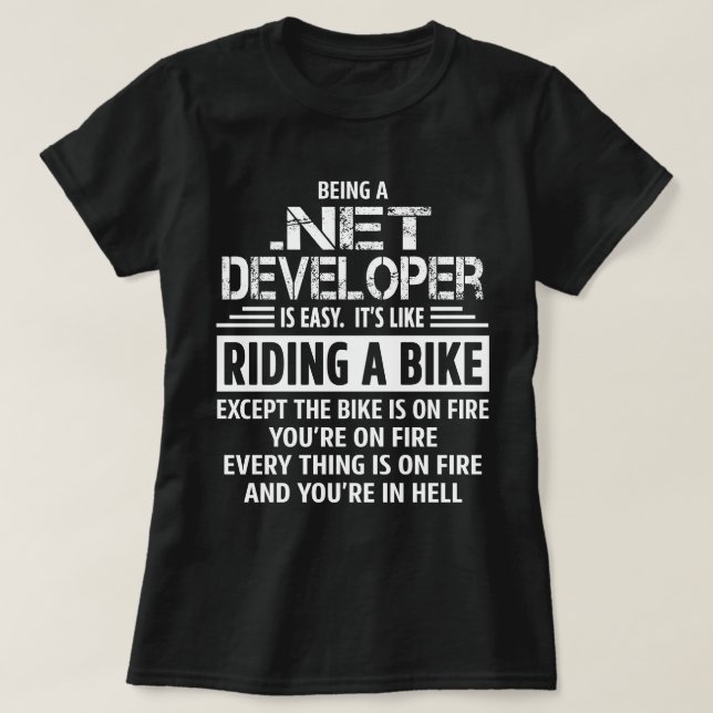 .Net Developer T-Shirt (Design Front)