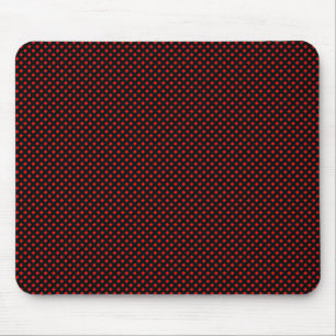 Net Pattern Black with Red Mouse Mat