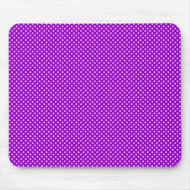 Net Pattern Purple with Pink Mouse Mat (Front)