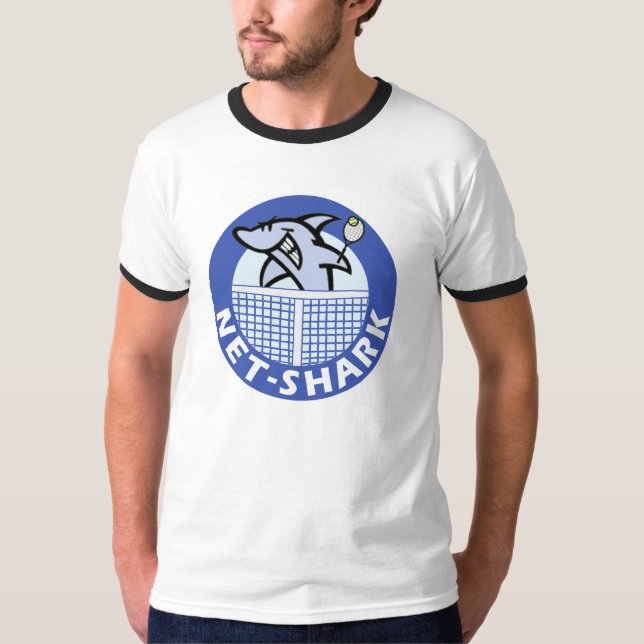 net-shark-blue T-Shirt (Front)
