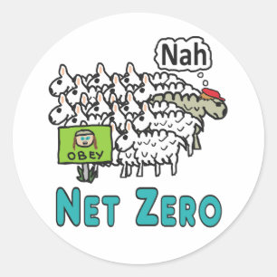Net Zero Classic Round Sticker