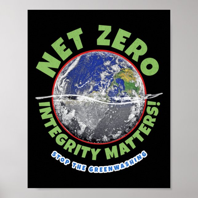 Net Zero Integrity S! Sticker  Poster (Front)