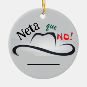 Neta que No! Ceramic Tree Decoration