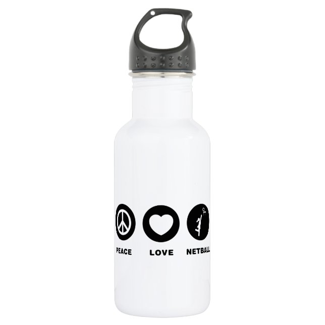 Netball 532 Ml Water Bottle (Front)