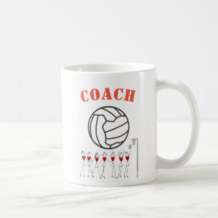 Netball Ball Themed Team Coach Coffee Mug