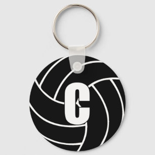 Netball Center C Key Ring