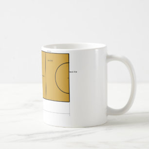 Netball Court Mug