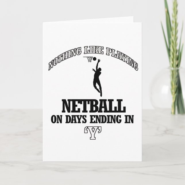 NETBALL designs Card (Front)