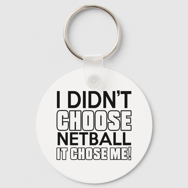 NETBALL DESIGNS KEY RING (Front)