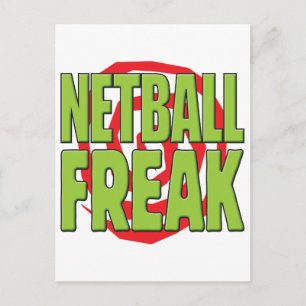 Netball Freak G Postcard
