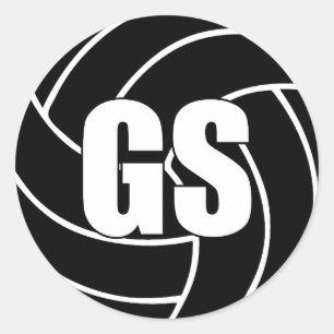 Netball Goal Shooter, GS, Netball Team Stickers
