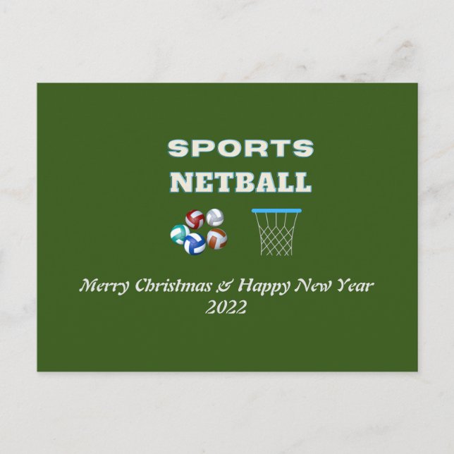 Netball Greeting Card  2022 (Front)
