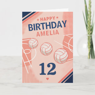 Netball Player 12th Birthday Girl Card
