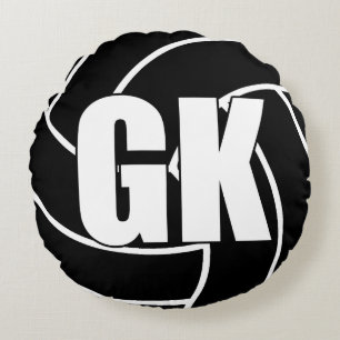 Netball Players - Goal Keeper - GK Round Cushion
