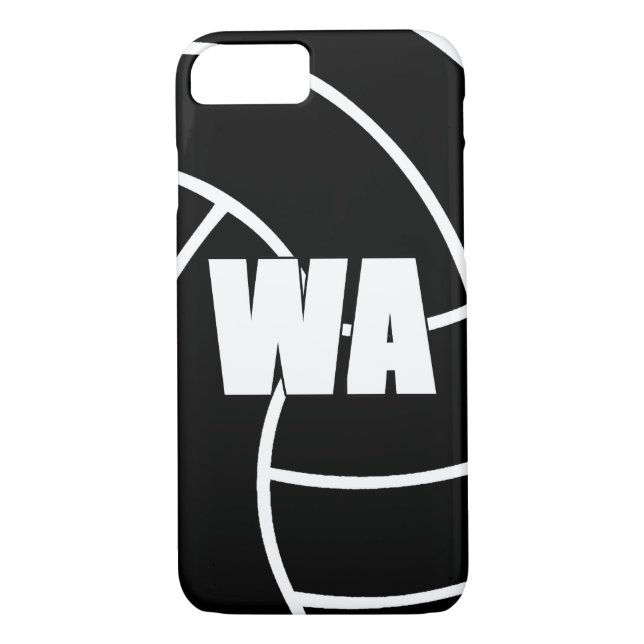 Netball Position WA, Wing Attack Case-Mate iPhone Case (Back)