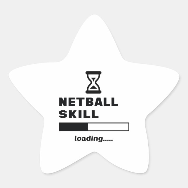 Netball skill Loading...... Star Sticker (Front)