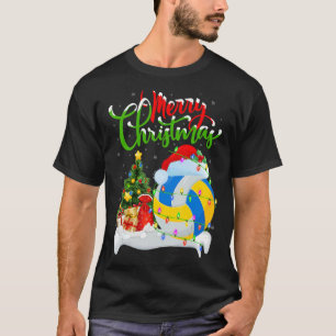 Netball Sports Xmas Decoration Santa Netball Chr T-Shirt