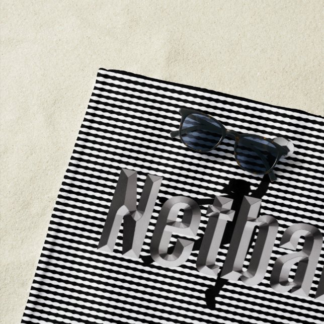 Netball The Game, Beach Towel (In Situ)