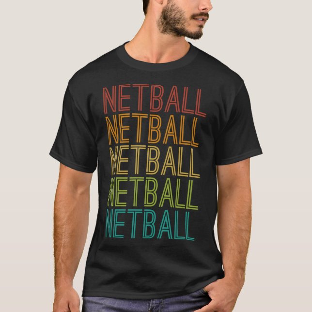 Netball Vintage T-Shirt (Front)