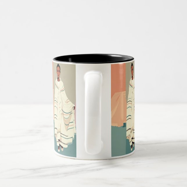Netela  Two-Tone coffee mug (Handle)