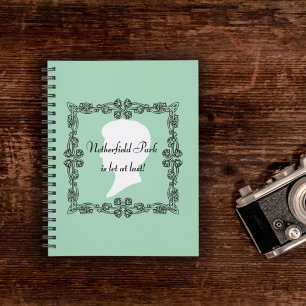 Netherfield Park is let at last! Jane Austen Green Notebook