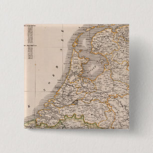 Netherland, Belgium 15 Cm Square Badge