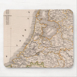 Netherland, Belgium Mouse Mat